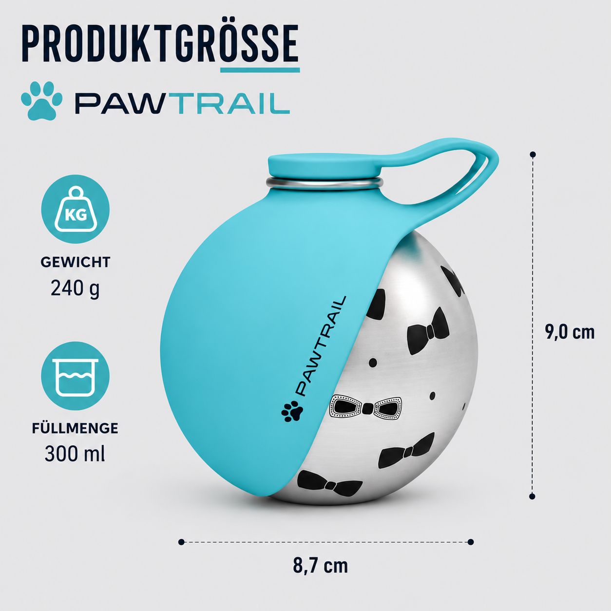 PAWTRAIL Wassernapf - Unterwegs hydrieren!