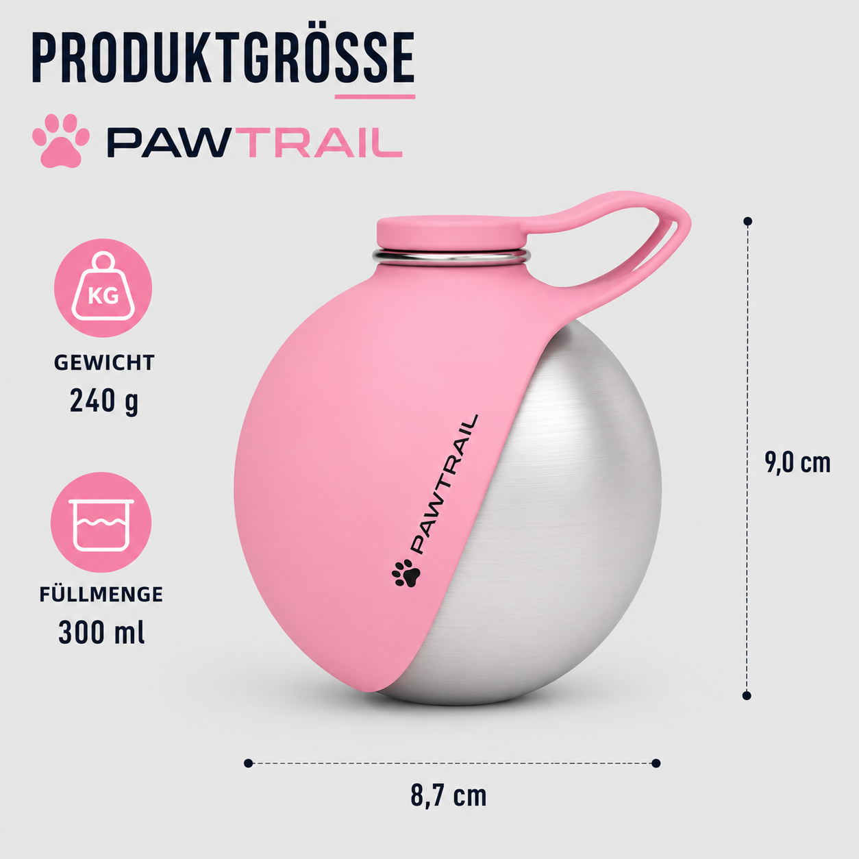 PAWTRAIL Wassernapf - Unterwegs hydrieren!