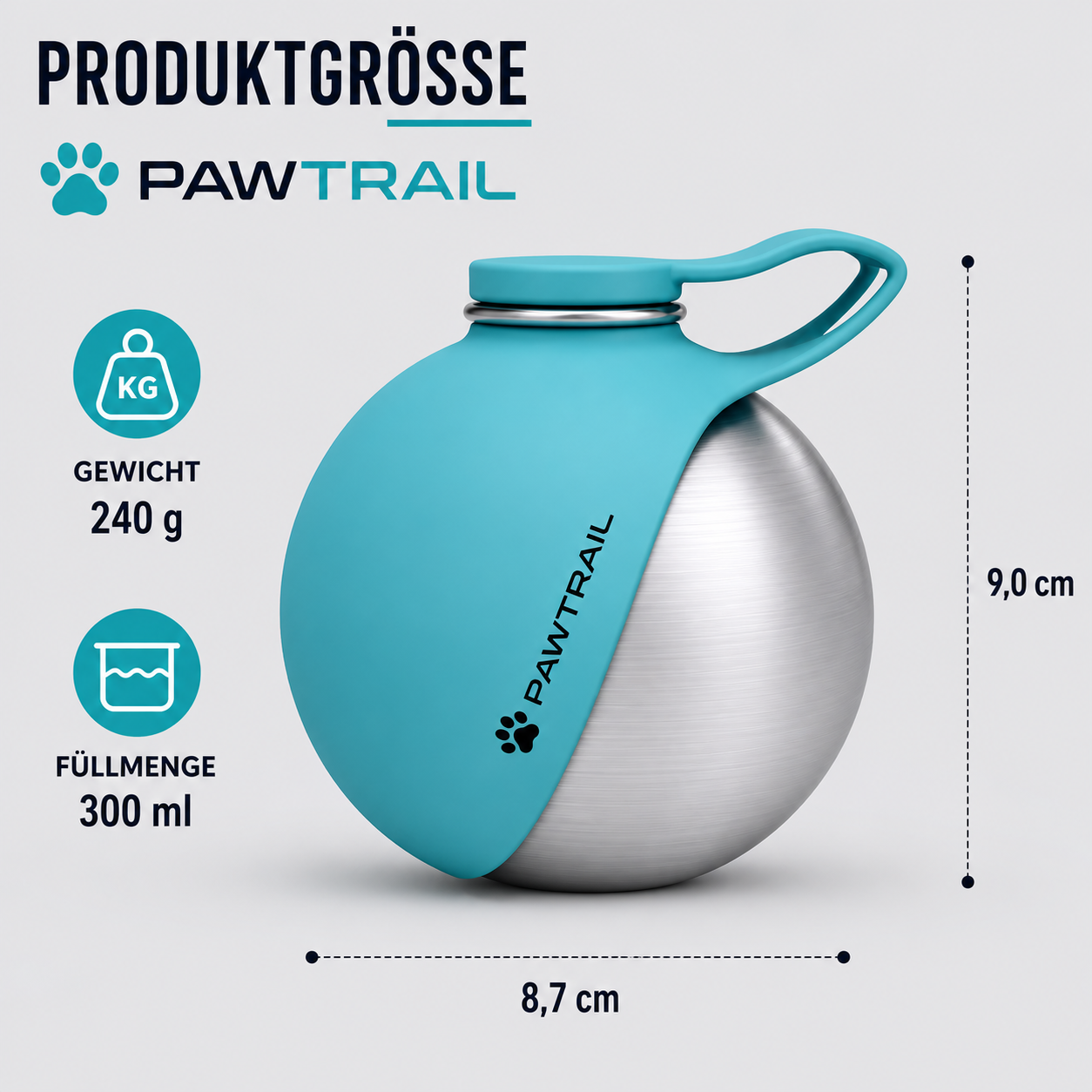 PAWTRAIL Wassernapf - Unterwegs hydrieren!